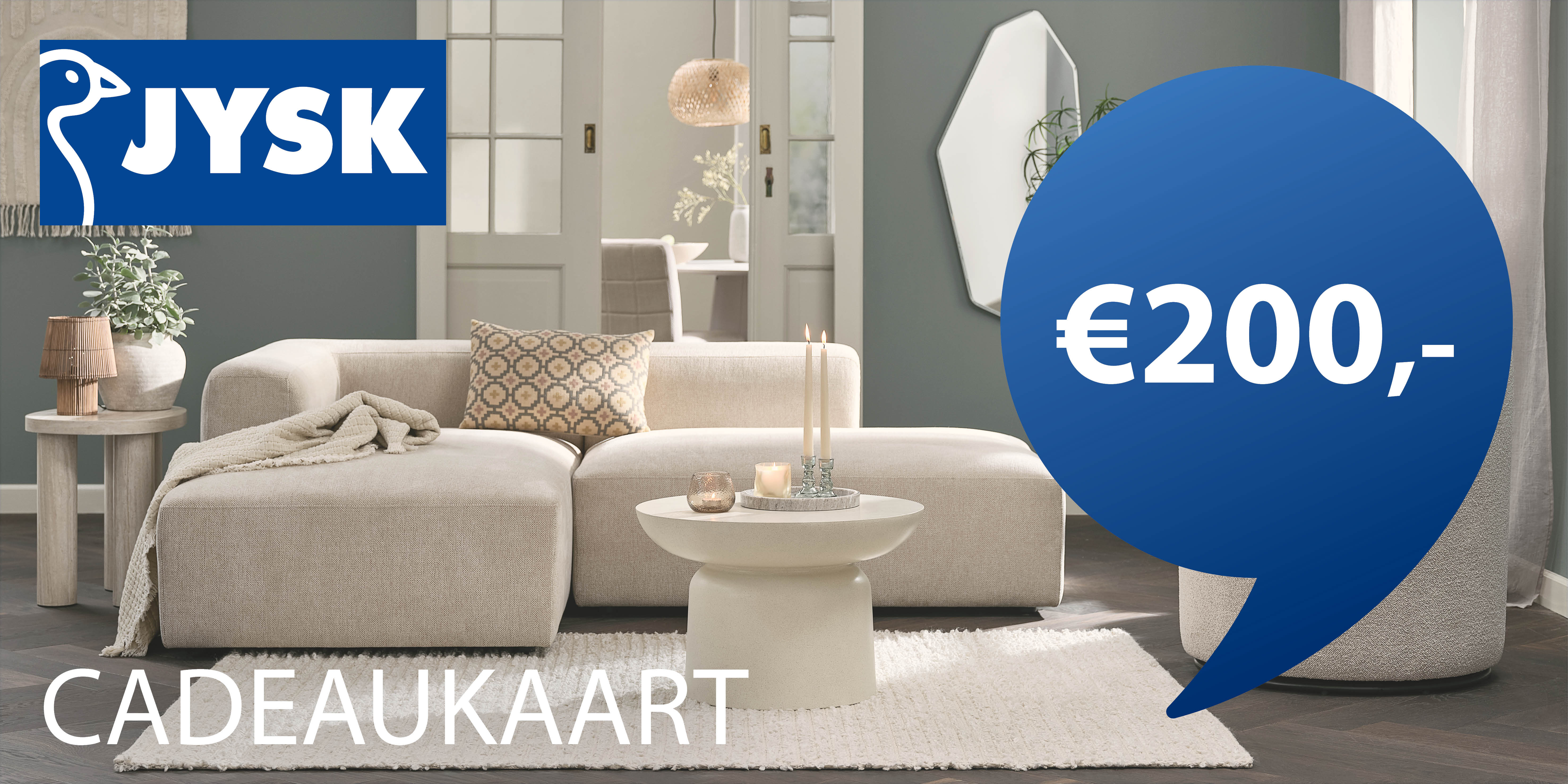 Cadeaukaart JYSK x Het Blok Cadeaukaart JYSK x Het Blok